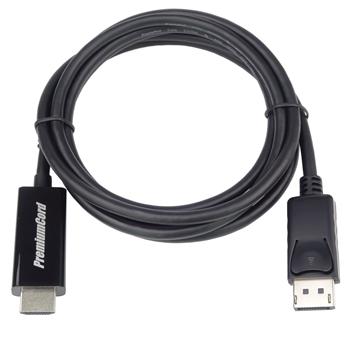 PremiumCord DisplayPort na HDMI kabel 1m M/M