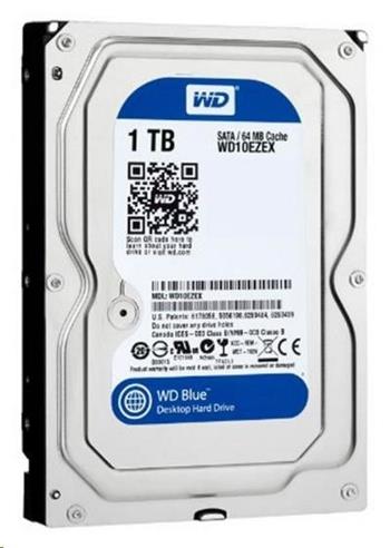 WD Blue 10EZEX 1TB HDD, SATA/600, 7200RPM, 64MB cache