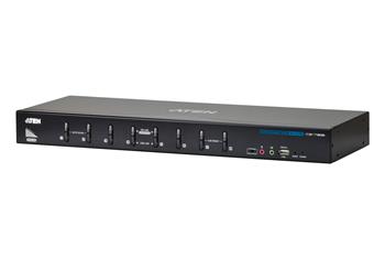 ATEN 8-port DVI/VGA Dual Link KVMP USB přepínač, usb hub, audio