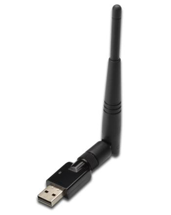 DIGITUS Wireless 300N USB 2.0 Adapter, WPS, odnímatelná anténa
