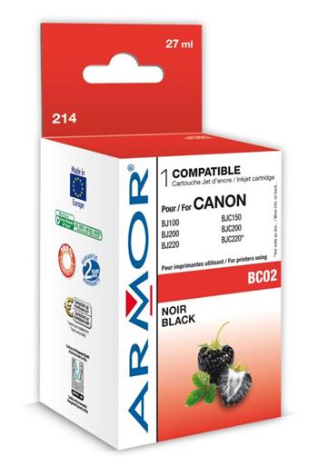 ARMOR Ink-jet pro Canon BJ 200 serie černá, kompatibilní s BC02 600str.