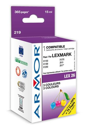 ARMOR ink-jet pro Lexmark Z13,23,25 3 barvy,kompatibilní s 10N0026