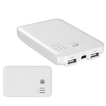 goobay USB Powerbank s integrovanou Li-Pol baterií (2x USB), 5000mAh, 1.5A
