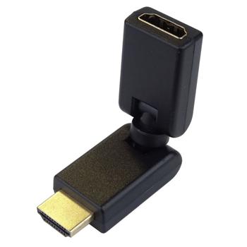 PremiumCord HDMI adapter  19pin Female - 19pin Male otočná ve dvou osách