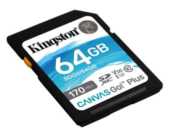 Kingston 64GB SD paměťová karta SDXC class 10 