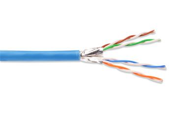 PremiumCord CAT6A U-FTP Kabel 4x2,drát AWG23,čistá měď 100m LSOH