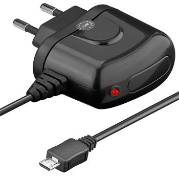 goobay Nabíjecí zdroj s konektorem micro USB pro mobilní telefony na 230V, max. 2A