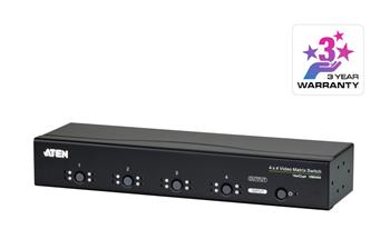 ATEN 4x4 port matrix video switch, 4xPC - 4x monitor (4 vstupy-4 výstupy)