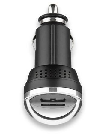 CABSTONE Napájecí 12-24V autoadaptér na 2xUSB 4A s nízkým profilem