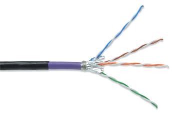 DIGITUS Professional CAT 7 S-FTP černý venkovní odolný kabel 100m