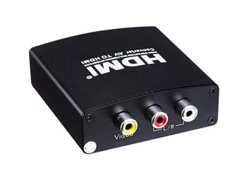 PremiumCord převodník AV kompozitního signálu a stereo zvuku na HDMI 1080P