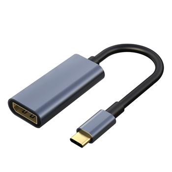 PremiumCord Převodník USB-C na DisplayPort, rozlišení 8K@60Hz, 4K@120Hz, 1080p