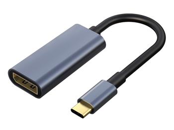 PremiumCord Převodník USB-C na DisplayPort, rozlišení 8K@60Hz, 4K@120Hz, 1080p