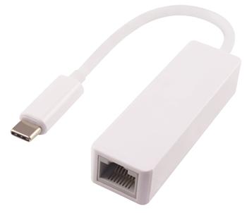 PremiumCord Převodník USB-C na Gigabit konektor RJ45