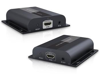 PremiumCord HDMI extender na 120m přes LAN, over IP, HDBitT, V4.0