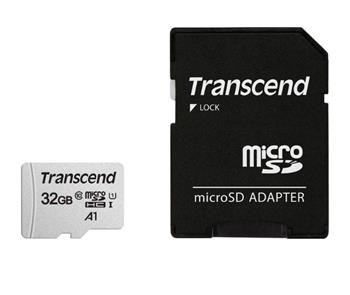 Transcend 300S microSDHC UHS-I U1 32 GB + adaptér