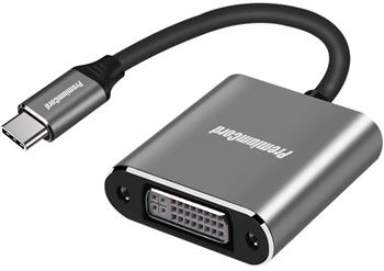 PremiumCord Převodník USB-C na DVI, rozlišení 1920 x 1200 pixelů při 60 Hz