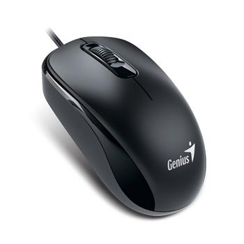 Genius DX-110 USB optická myš, černá, 3 tlačítka, 1000dpi