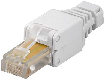 Konektor RJ45 8pinů Cat5e - montáž bez nástroje