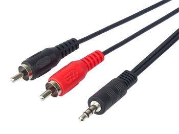 PremiumCord Kabel Jack 3.5mm-2xCINCH M/M 1,5m