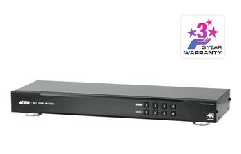 ATEN 4x4 port 4K HDMI matrix přepínač, přenos na větší vzdálenosti do 15m