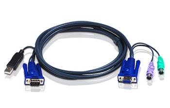 ATEN KVM sdružený kabel k CS-82A/84A/138A/88A, USB na PS/2, 6m