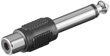 PremiumCord Adaptér 6,3mm Mono plug - 1xCINCH  Male/Female
