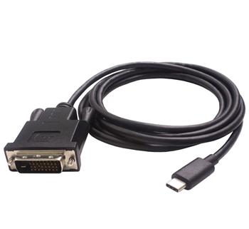 PremiumCord Kabel USB-C na DVI, rozlišení 1920x1080 při 60Hz,délka 1,8m
