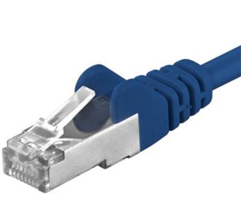 Premiumcord Patch kabel CAT6a S-FTP, RJ45-RJ45, AWG 26/7 7m modrá