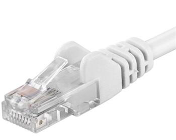 PremiumCord Patch kabel UTP RJ45-RJ45 level 5e 0.5m bílá