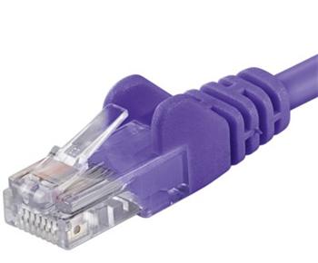 PremiumCord Patch kabel UTP RJ45-RJ45 CAT6 1,5m fialová