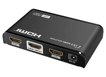 PremiumCord HDMI 2.0 splitter 1-2 porty, 4K/60Hz, FULL HD, 3D, HDR, EDID management