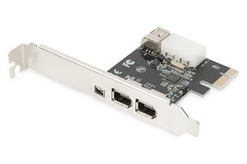 DIGITUS PCI Express Card, Firewire 1394a (2+1 porty)