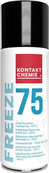 KONTAKT CHEMIE Mrazící nevodivý sprej 400ml, FREEZE 75 ekologický plyn