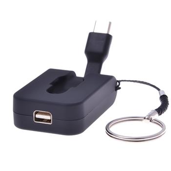 PremiumCord Adaptér USB-C male na mini DisplayPort female,zasunovací kabel a kroužek na klíče