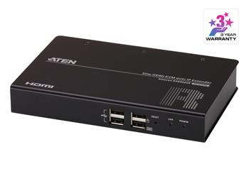 ATEN Zařízení pro ovládání HDMI KVM, over IP, rack, USB, RS-232 - přijímací jednotka