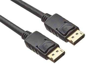 PremiumCord DisplayPort 1.4 přípojný kabel M/M, zlacené konektory, 0,5m