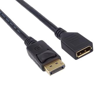 PremiumCord DisplayPort prodlužovací kabel M/F 1m