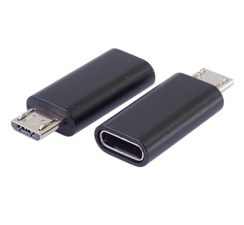 PremiumCord Adaptér USB-C konektor female - USB 2.0 Micro-B/male