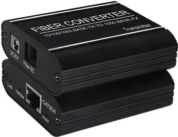 PremiumCord Fiber converter SC, transmitter a receiver 10/100/1000 BASE-TX
