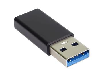 PremiumCord Adaptér USB 3.0 A/male - USB-C/female, černá