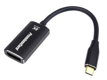 PremiumCord adaptér USB-C na DisplayPort DP1.4 8K@60Hz a 4k@120Hz