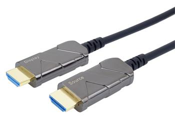 PremiumCord Ultra High Speed HDMI 2.1 optický fiber kabel 8K@60Hz,zlacené 3m