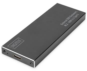 DIGITUS Externí box USB-C 3.1 na M.2 (NGFF), prémiový vzhled, hliníkový plášť