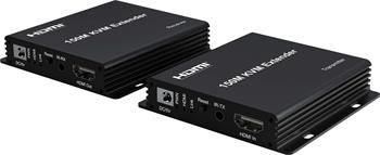 PremiumCord HDMI KVM extender na 150m přes jeden kabel Cat5e/Cat6, FULL HD 1080p