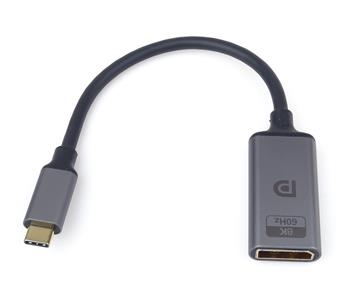 PremiumCord adaptér USB-C na DisplayPort DP1.4  Male/Female 8K@60Hz a 4k@120Hz  20cm