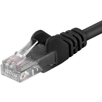 PremiumCord Patch kabel UTP RJ45-RJ45 CAT6 15m černá