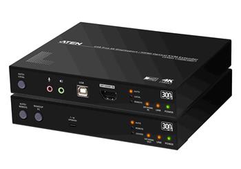 ATEN Optický KVM extender PC-konzole DP/HDMI True 4K@60Hz až 300m