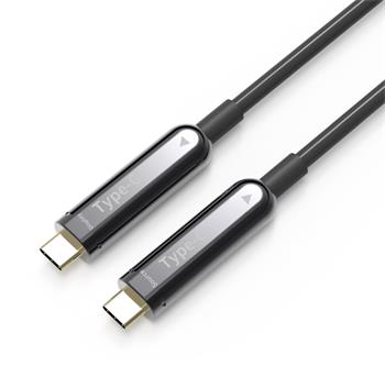 PremiumCord USB-C optický fiber video AOC kabel rozlišení 4K@60Hz 1080p délka:30m