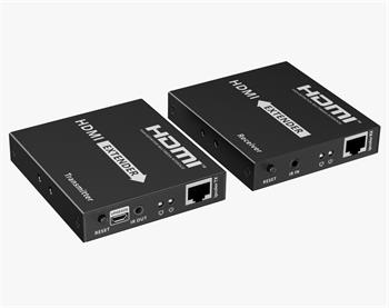 PremiumCord HDMI extender na 120m přes LAN, over IP